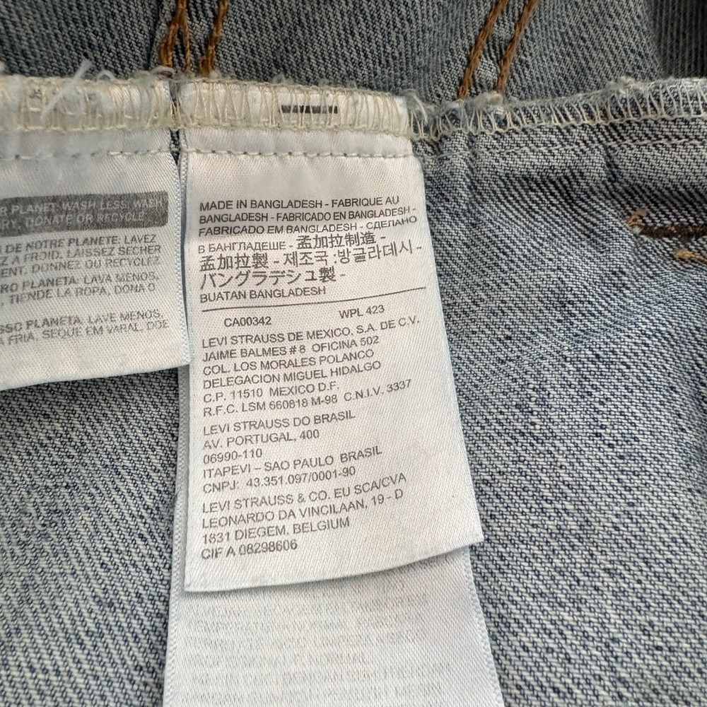 Levis 72334 Mens XXL Light Wash Blue Denim Trucker Jacket NWT Western - Picture 6 of 12